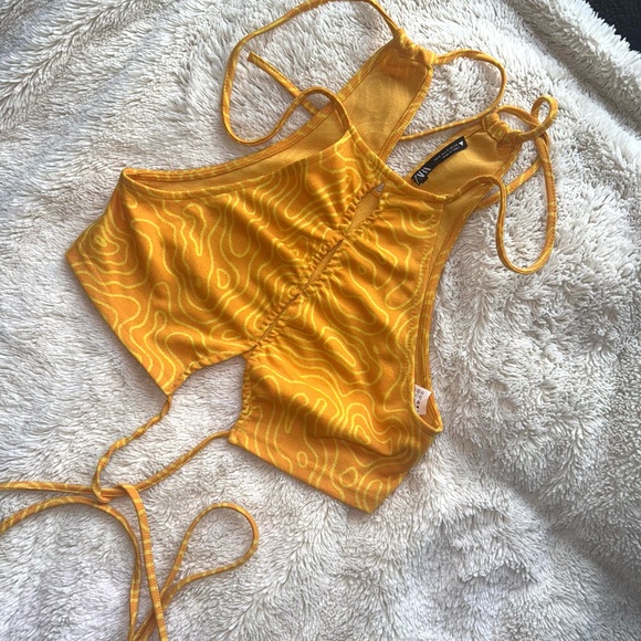 NEW NEVER WORN 70’s style crop top - Picture 3 of 4